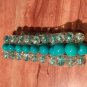 3 tier multi colored turquoise bracelet