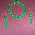 Light green and yellow jewelry set