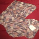 Purple multi colored scarf
