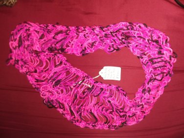 Multi pink dew drop infinity scarf
