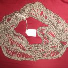 Gray dew drop infinity scarf