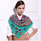 100% wool scarf multicolor printing Fashion silk scarves 115x115cm