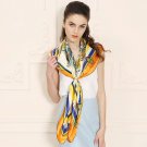 100% mulberry silk large square scarf 2014 new silk crepe satin scarf woman