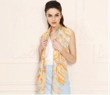 2014 new silk large square silk scarf 100% silk scarf / Pastel Variations / shawl / scarf sunscreen