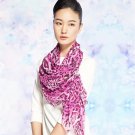 Silk scarf woman scarf 2014 new leopard garden watercolor scarf 100% silk / flying freedom
