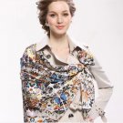 2014 spring and summer scarves and shawls 100% silk sunscreen