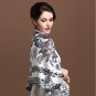 100% mulberry silk leopard scarf silk shawl scarf elegant soft