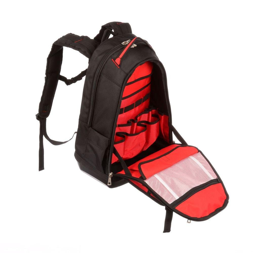 Milwaukee #48-22-8200 Jobsite Backpack Heavy Duty Multi-Pockets Tool Bag