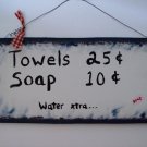 towels...soap