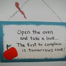 open oven and take a look...