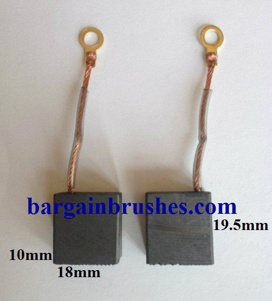 CARBON BRUSHES 2FIT AMER DC ELECTRIC MOTOR MP80 MP100 12V 24V 36V 48V 180V D134
