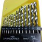 HSS DRILL BITS SET 13 PC HIGH SPEED TITANIUM COATED STEEL HEX SHANK 2 - 8MM