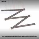 Folding Ruler Metric Ruler Rule Measure Metre Ruler 1m 3 feet Yard Stick S57