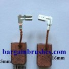 Carbon Brushes Makita CB318 CB336 191978-9 ANGLE GRINDERS 5X11X16 9560CV Set D39