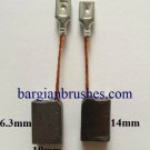 SPIT CARBON BRUSHES  GRINDER SM125R10  SM 125 R10  SIZE 6.4mm x 10mm X 14mm -D24