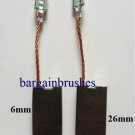 BOSCH CARBON BRUSHES 06126 06 126 6X16X26 GBH10DC GBH11DE GSH10C GSH11E MH10 D22