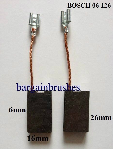 BOSCH CARBON BRUSHES GSH 10C GSH 11E MH-10SE 0611223 01611245 0611316- D22