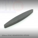 9" 225mm OVAL BOAT SHAPED COMBINATION SHARPENING STONE FOR TOOLS KNIVES AXES S69