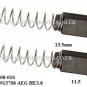 CARBON BRUSHES BLACK & DECKER AEG HE 3.8 903708 913708 6X6X11.5/13.5 CEV PAIR-C5