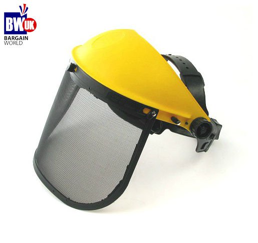 Mesh Face Shield Protection Safety Visor Shredder Gardening Helmet Visor S4
