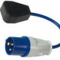 Electrical Wiring Fly Lead Converter 16A - 13A Plug Socket Camping U7