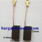 CARBON BRUSHES 2FIT PERLES , HSW 716 ,HSW 728 ,WSE 728  6.4X12.5X22mm  D112