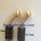 Carbon Brushes Makita 5605B 5805 5805B 8406C JR3020 SIZE 7X11X17/19 PAIR NEW E39