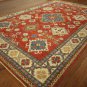 Oriental Rug, Super Kazak 100% Wool 9' X 12' Hand Knotted Tribal Design Rug S463