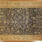 New Tree Of Life 9x12 Navy Antique Overdyed Hand Knotted Persian Wool Rug H3018