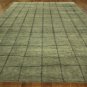 Luxury Moroccan Green Handmade 9x12 Oriental Wool Hand Knotted Area Rug H7716