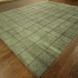 Luxury Moroccan Green Handmade 9x12 Oriental Wool Hand Knotted Area Rug H7716