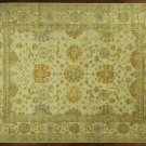 14x18 Antiqued Hand Knotted Oushak Oriental Wool Floral Ivory Area Rug H8253