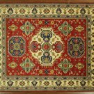 Exclusive 100% Wool Red 9'x11' Hand Knotted Oriental Super Kazak Area Rug H7394