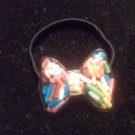 Bow Candy Sprinkles Resin Hair Tie Bow Ponytail Holder