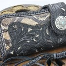 BLOODLUST RIDER EXTRA THICK SKULL CARVED LEATHER WALLET