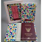 Unique Passport Holder Passport Cover Passport Case Colorful Cool Retro Stripes