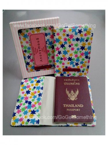 Unique Passport Holder Passport Cover Passport Case Colorful Cool Retro Stripes