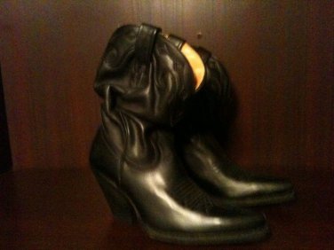 Jean Paul Gaultier cowboy women boots sz 37