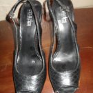 Charles David peep toe platform women shoes cl black sz 6.5 M