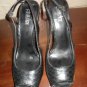 Charles David peep toe platform women shoes cl black sz 6.5 M
