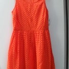 Old Navy Embroidered Orange Women Dress Sz 6