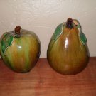 Ceramic Large Apple & Pear  home accent set
