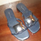Banana Republic casual flat women sandals with silver top sz 6