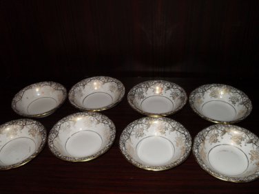 8 Fruit Bowls by Royal Stafford Grape Vine