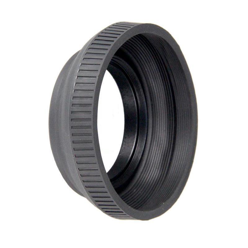Bower 55mm Collapsible Rubber Camera Lens Hood (Black)