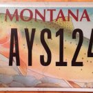 Montana Trout license plate Fish Fishing Fisherman Angling perch Sea Angler