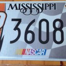NASCAR JOE GIBBS driver #20 license plate #3608 Stock Car Racing Race Erik Jones