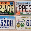 Set Of 4 Agriculture license plates Farm  Farmer Cattleman Cow Fruit Vegetable