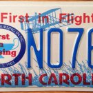 North Carolina First In Nursing license plate Nurse Nurses Hospital Doctor 100 Y
