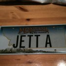 Montana vanity JETTA license plate Volkswagen Car Auto WV